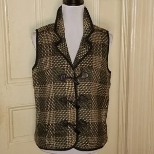 Christopher & Banks Plaid Vest